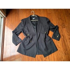 Stanley Blacker Women's Black Blazer Size 14